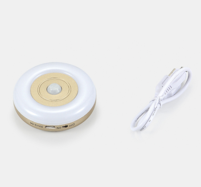 充电人体感应圆形灯-JY1669